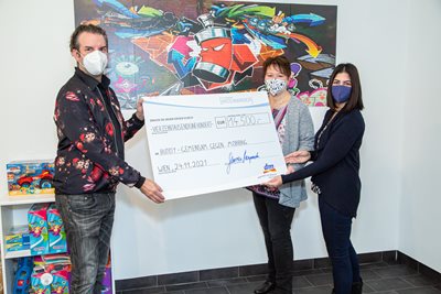 Insgesamt 14.500 Euro für das Projekt Buddy4you