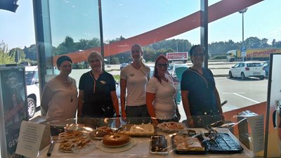 Kuchenverkauf für Armutsgefährdete