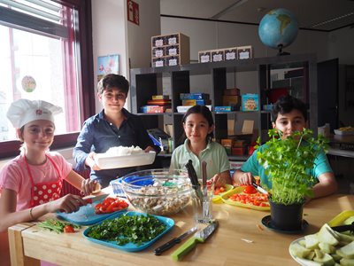 Groß aufgekocht im Lerncafé